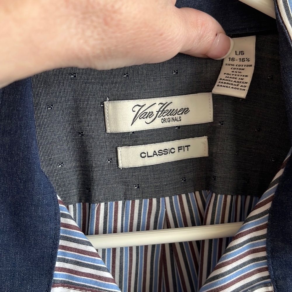Mens large dress shirt